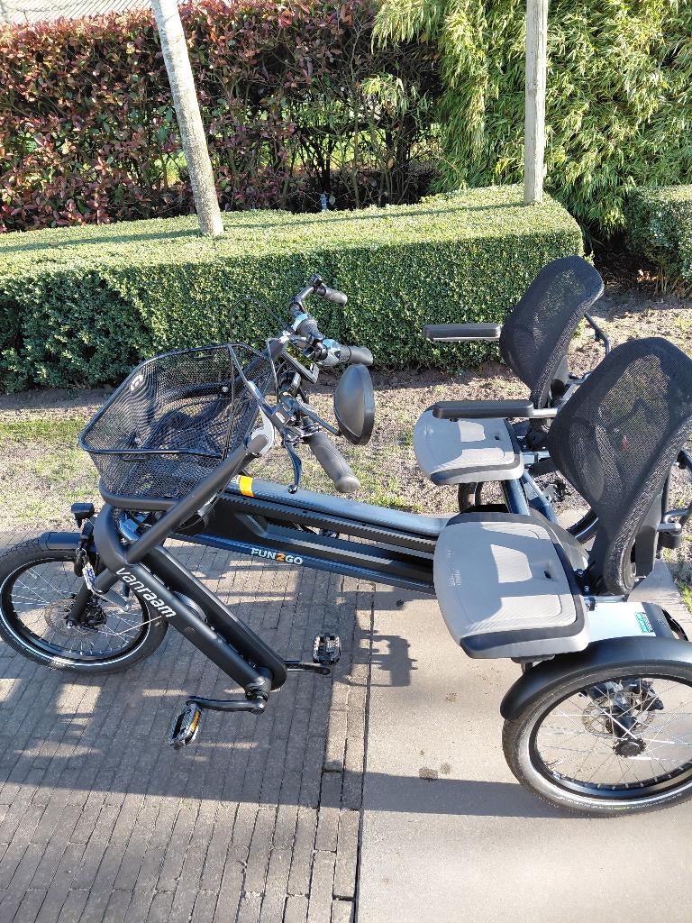 Duofiets, Fietsen en Brommers, Fietsen | Driewielfietsen, Ophalen, Zo goed als nieuw, Schijfrem, Van Raam