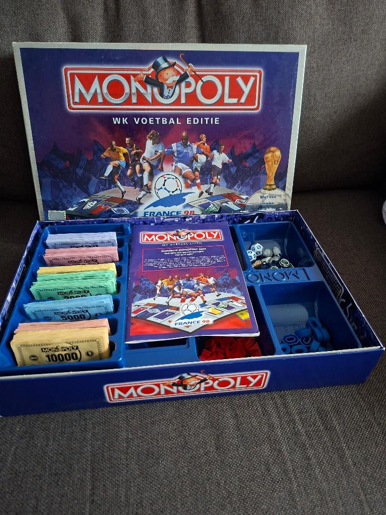 Monopoly WK France 98, Verzamelen, Sportartikelen en Voetbal, Ophalen, Spel