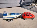 Auto met boot en aanhangwagen, Kinderen en Baby's, Speelgoed | Playmobil, Ophalen