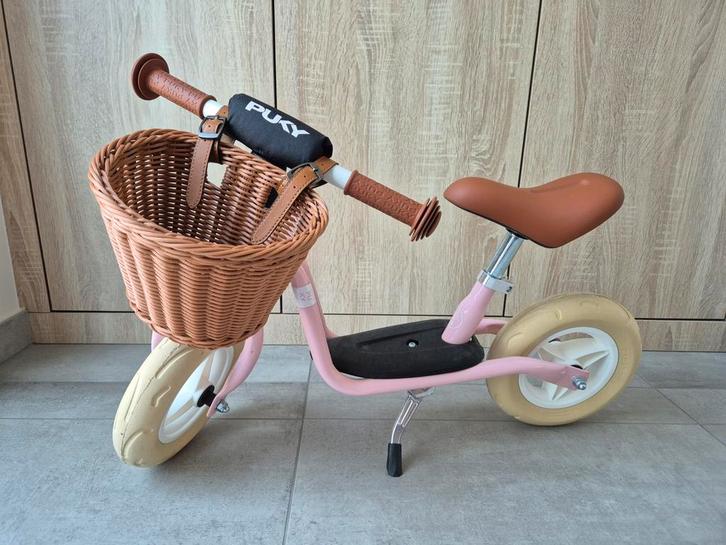 PUKY loopfiets Starter Classic retro roze, Kinderen en Baby's, Speelgoed | Buiten | Voertuigen en Loopfietsen, Gebruikt, Loopfiets