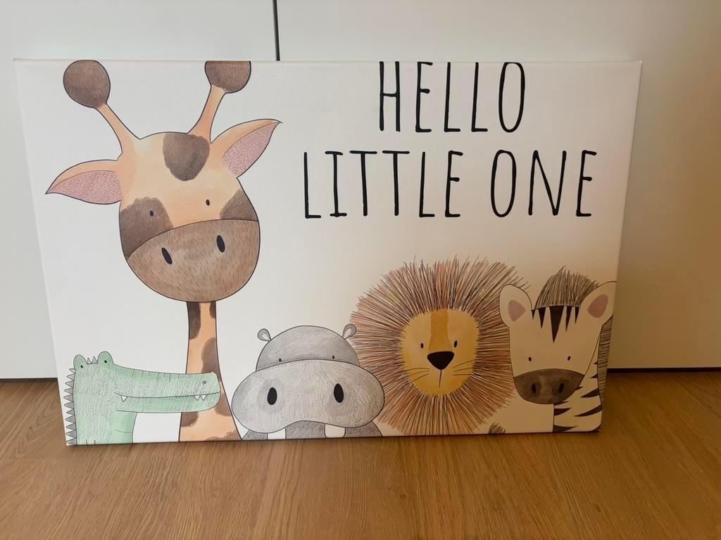 Kader/ poster - dieren - hello little one, Enlèvement, Comme neuf