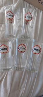 5 verres cristal alken 75ans, Enlèvement ou Envoi