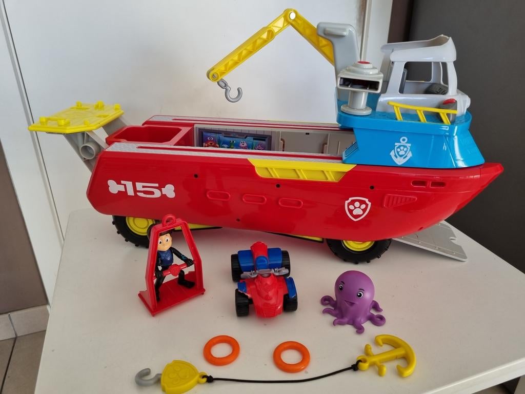 Paw Patrol boot compleet, Ophalen, Gebruikt