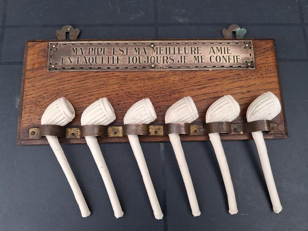 ancien casier à tuyaux avec tuyaux., Enlèvement ou Envoi