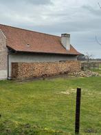 Mooie even lange knotwilgen blokken te koop! +- 40m3, Enlèvement, Bûches