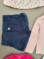 donker blauw fluweel short 92, Kinderen en Baby's, Kinderkleding | Maat 92, Ophalen, Zo goed als nieuw, Broek