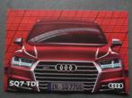 Audi Q7 TDI 05-2016 brochure, Boeken, Auto's | Folders en Tijdschriften, Ophalen of Verzenden, Audi
