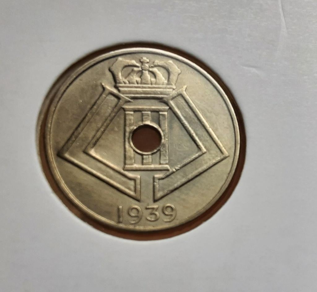 België – 5 cent – 1939 vl/fr. (Ref 080)., Ophalen of Verzenden, Losse munt