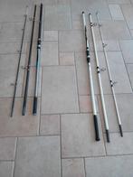 Lot de deux cannes surfcasting +/- 4m20 Shimano et Caperlan, Sports nautiques & Bateaux, Pêche à la ligne | Pêche en mer, Enlèvement