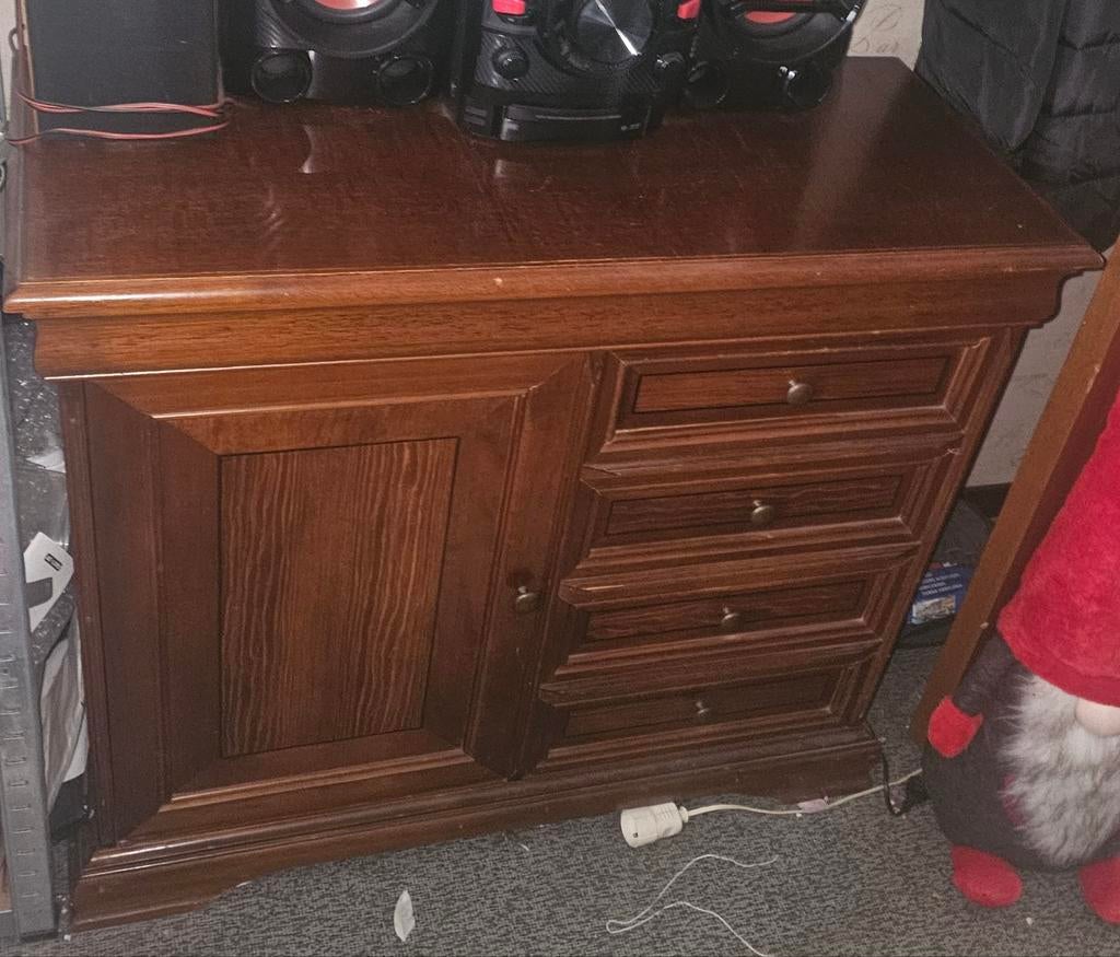 Tv kast met deur en 4 schuiven, Huis en Inrichting, Ophalen, Gebruikt