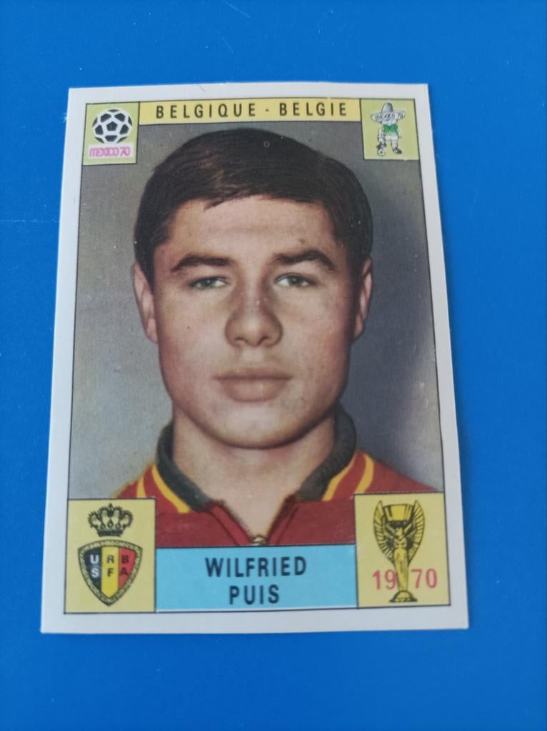 Panini Mexico 70, Belgique Wilfried Puis, Enlèvement ou Envoi
