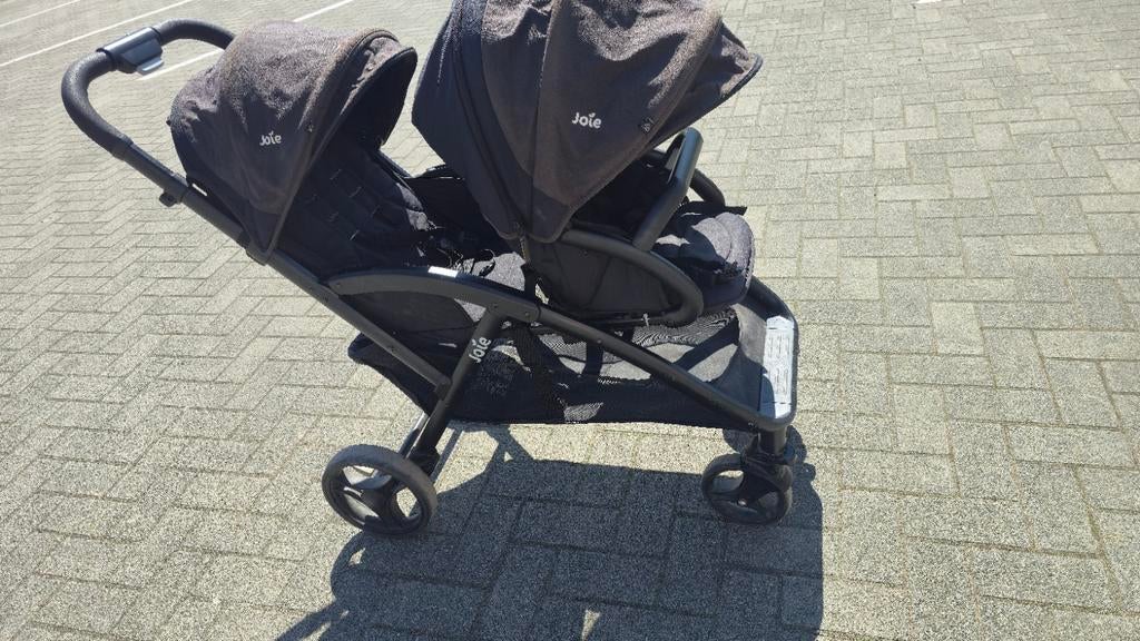 Joie Tweelingen Tandem Kinderwagen, Kinderen en Baby's, Buggy's, Regenhoes, Ophalen