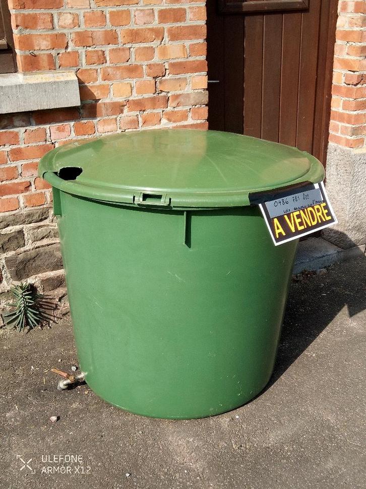 Citerne eau de pluie 450 Litres, Tuin en Terras, Regentonnen, Zo goed als nieuw, Kunststof, 150 liter of meer, Met kraantje, Ophalen