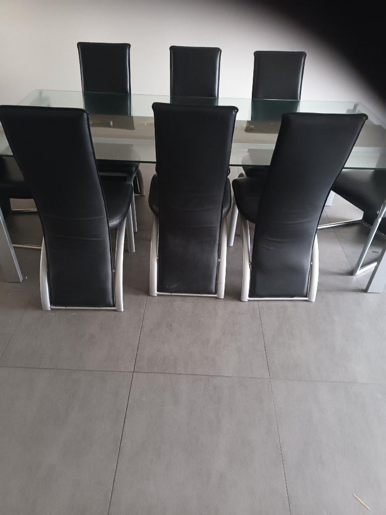 Salle à manger, Enlèvement, Utilisé, Vitrée, 6 à 8 chaises