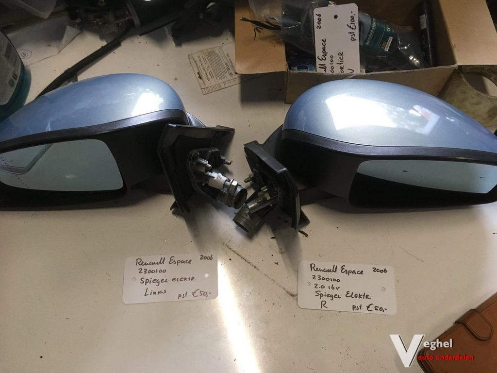 Renault Espace 2.0 16v 2006 Buitenspiegel  Rechts elektr., Gebruikt, -, -, Ophalen of Verzenden