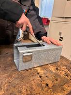 Aanhangswagenslot gehalvaniseerd, Huis en Inrichting, Woonaccessoires | Kisten, Ophalen of Verzenden, Zo goed als nieuw