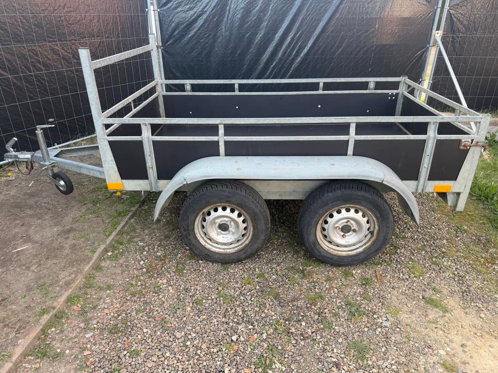 Aanhangwagen dubbelasser 750kg, Enlèvement