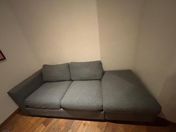 Sofa zetel 2 zit en extra deel, Maison & Meubles, Canapés | Salons, Utilisé, Banc droit, Trois personnes, 250 à 300 cm, 75 à 100 cm