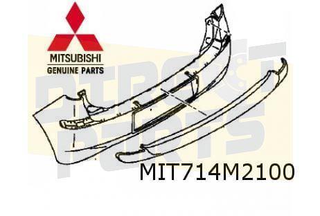Mitsubishi Colt VI (-10/08) (5-drs.) achterbumper (te spuite, Auto-onderdelen, Carrosserie, Bumper, Mitsubishi, Achter, Nieuw
