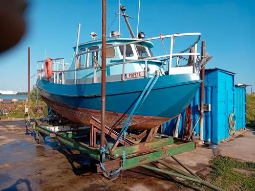boot 8.50m scheepsmotor 55pk diezel zeewaardig, Watersport en Boten, Motorboten en Motorjachten, Staal, Diesel, Ophalen of Verzenden