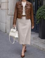 Luxe leren vest van Michael Kors 100% lamsleer-L eu36-38, Kleding | Dames, Ophalen, Maat 36 (S), Jasje