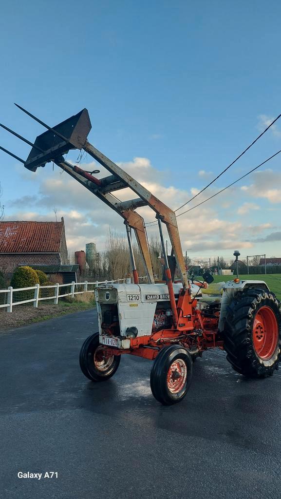 Traktor david Brown case 75pk met voorlader en servo, Zakelijke goederen, Landbouw | Tractoren, Ophalen