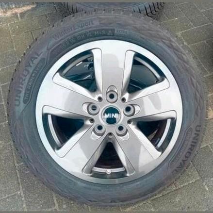 Winterbanden velgen alu Mini One - Cooper 5X112 16inch 8mm❄️, Auto-onderdelen, Besturing, BMW, Mini, Gebruikt, Ophalen