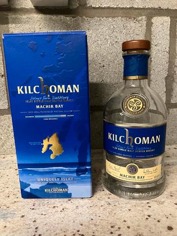 Lege fles Kilchoman whisky