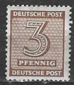 Duitsland West Saxen 1945 - Yvert 7 - 3 Pf. (PF), Verzenden, Postfris