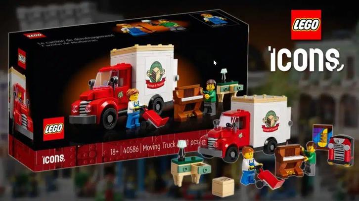 Lego Icons - Limited Edition - 40586 - Verhuiswagen, Kinderen en Baby's, Speelgoed | Duplo en Lego, Nieuw, Lego, Complete set