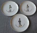 3 assiettes Gendarmerie Rijkswacht - Le Vieux Beau Dour, Enlèvement