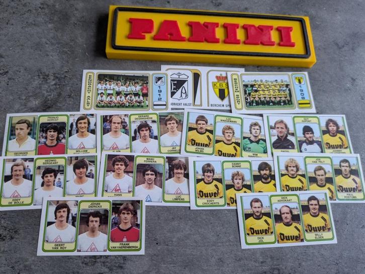 PANINI FOOTBALL 83 E.AALST / BERCHEM SP. 13 STICKERS 1983, Hobby en Vrije tijd, Stickers en Plaatjes, Nieuw, Verzenden