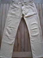 Jeansbroek heren, oker, Levi Straus 501, W31 L30, knopen, Ophalen