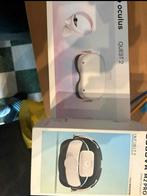 Oculus quest 2 headset met headstrap en extra batterij, Games en Spelcomputers, Virtual Reality, Ophalen of Verzenden, Zo goed als nieuw