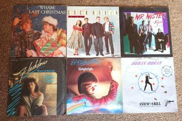 6x 7' Singles, Wham, Cock Robin, Marillion,Duran Duran, Mr. beschikbaar voor biedingen