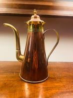 Antieke koperen koffiepot, Enlèvement, Cuivre