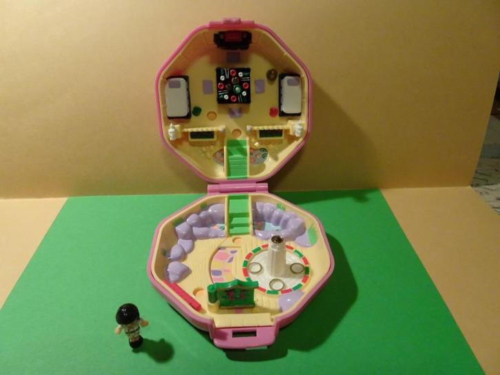 Polly Pocket - De Japanse theehuisset, Verzamelen, Poppetjes en Figuurtjes, Gebruikt, Ophalen of Verzenden