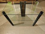 TV Meubel - Glas - 3 lagen, Huis en Inrichting, Kasten |Televisiemeubels, 50 tot 100 cm, Glas, Minder dan 100 cm, Modern
