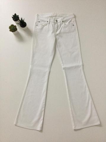 Witte Jeans 7 For All Mankind maat 25