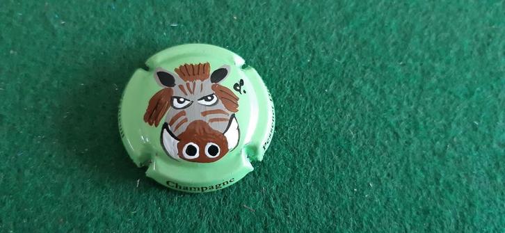 Belgische handgeschilderde Champagne capsules, Verzamelen, Overige Verzamelen, Zo goed als nieuw, Verzenden