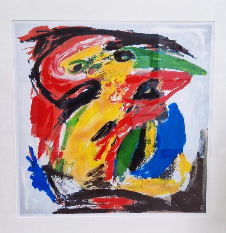 Martin van Wordragen - Rumoer in de Volière, Antiek en Kunst, Kunst | Schilderijen | Abstract, Ophalen