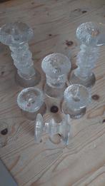 Iittala Festivo kandelaar glas van Timo Sarpaneva., Huis en Inrichting, Verzenden, Zo goed als nieuw, Glas
