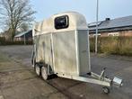 1,5 paardentrailer WEIJER + keuring in orde + b-rijbewijs, Ophalen, Gebruikt, Hout, 1½-paards trailer
