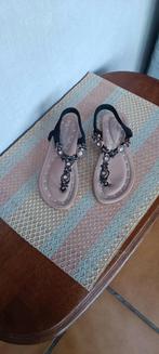 Sandales - Pointure 38, Ophalen, Zwart, Sandalen of Muiltjes, Zo goed als nieuw