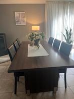 Eettafel met 6 stoelen en zitbank., Huis en Inrichting, Ophalen, Gebruikt