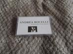 muziekcassette Andrea Bocelli : viaggio italiano, Cd's en Dvd's, Cassettebandjes, Ophalen of Verzenden