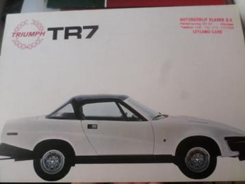 Triumph TR7 Cabrio Brochure beschikbaar voor biedingen