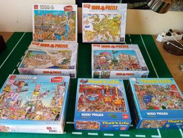 Puzzels 1000stukken beschikbaar voor biedingen