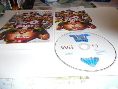 WII Facebreaker K.O. Party (orig-compleet), Consoles de jeu & Jeux vidéo, Jeux | Nintendo Wii, Utilisé, Combat, 2 joueurs, À partir de 12 ans