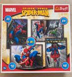 Spiderman puzzel 4 in 1, Ophalen, Zo goed als nieuw